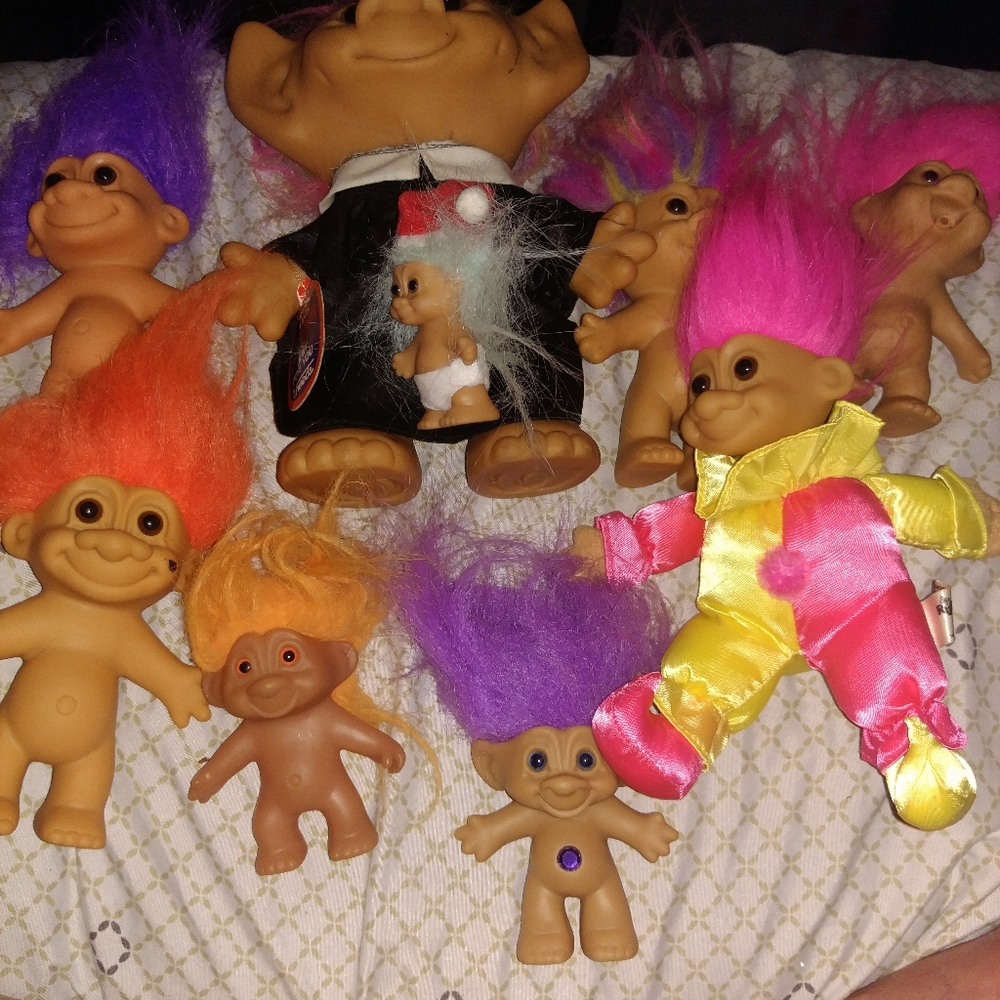 Vintage trolls  1977 and more different years
